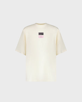 T-Shirt blanc Collection Anastasia Wang en rose nomade