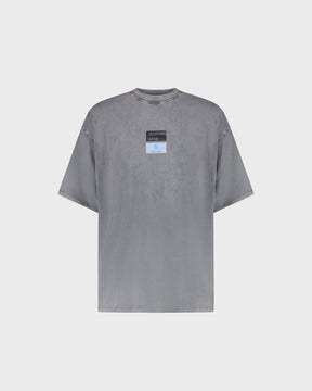 T-Shirt gris Collection Anastasia Wang en bleu capeline